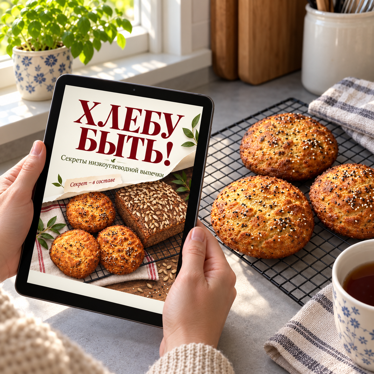 Хлебу быть!: книга и домашние булочки на кухне